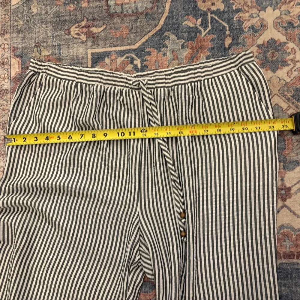 Soho Apparel Black and White Striped Wide-leg Pant - Picture 5 of 5